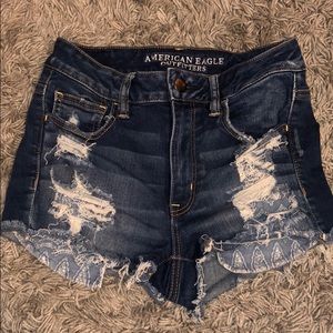 American Eagle high rise stretch shorts
